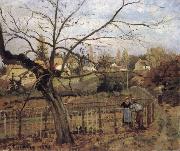 Camille Pissarro The Fence La barriere china oil painting artist